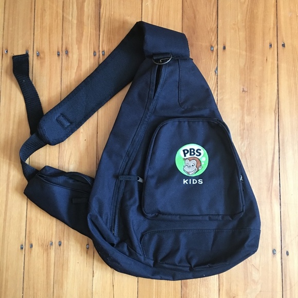 RARE NEW Curious George/PBSKids Crossbody Backpack - Picture 2 of 5